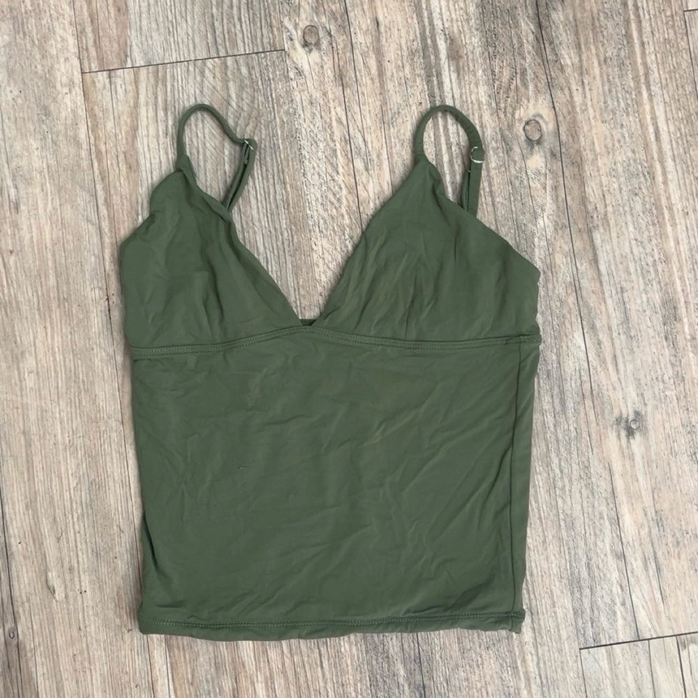 Olive Green Tank Top